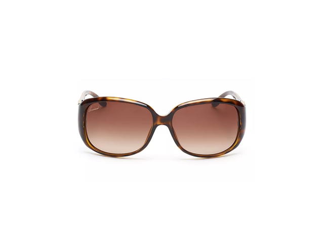 Gucci Gucci Crystal Logo Temple Sunglasses Brown - view 2