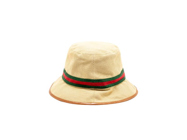 Gucci Gucci Bucket Hat Canvas GHW Brown - view 2