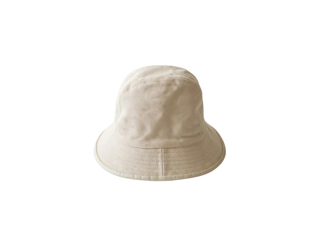 Gucci Gucci Jumbo GG Canvas Bucket Hat Off-White