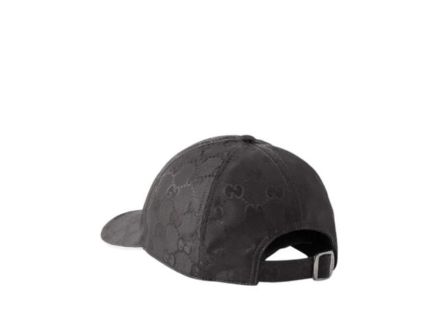 Gucci Gucci Logo Appliquéd Nylon Jacquard Baseball Cap Grey - view 2