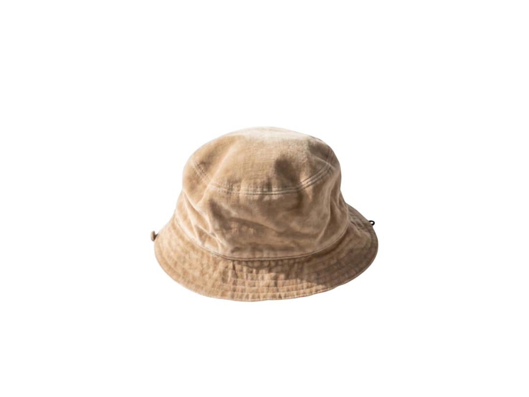 Gucci Gucci Reversible Suede Monogram Bucket Hat Beige