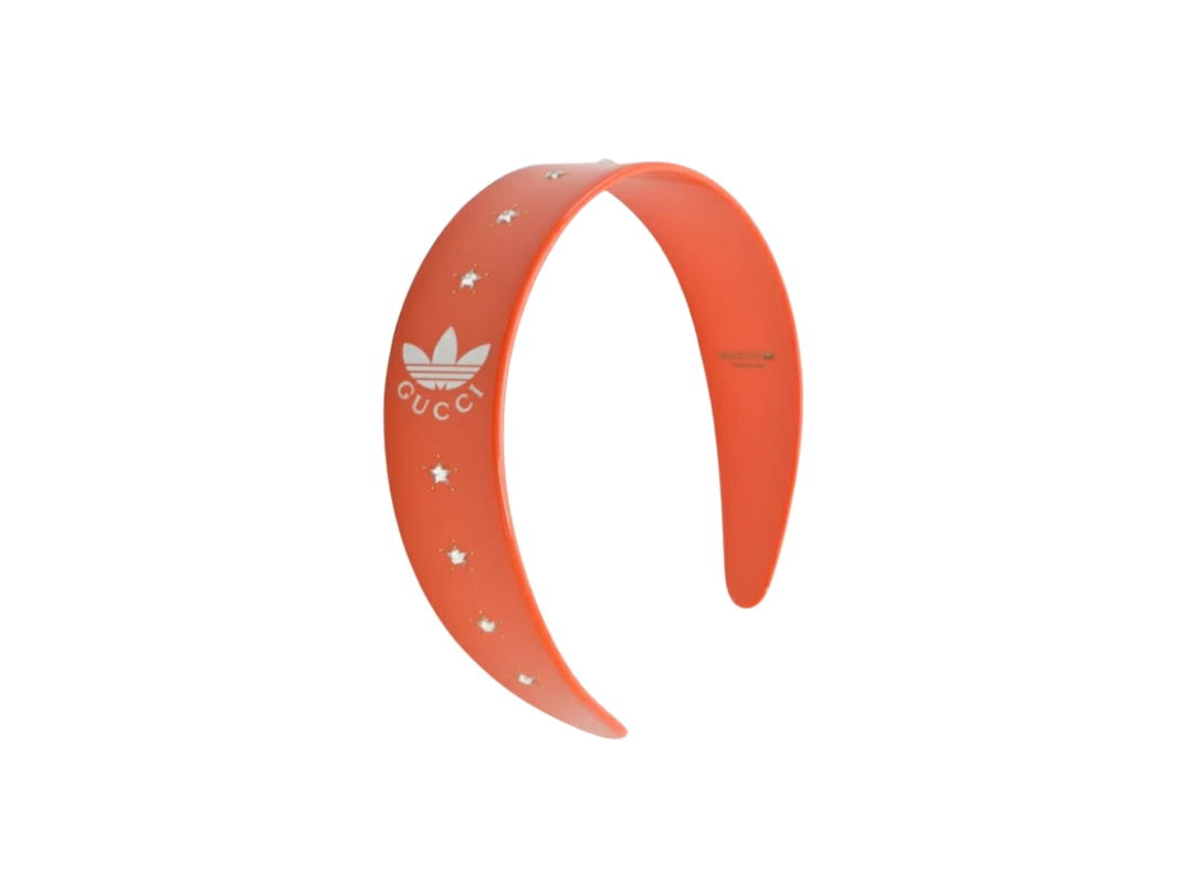 Gucci Gucci x adidas Head Band Adidas Logo Star Stone Orange