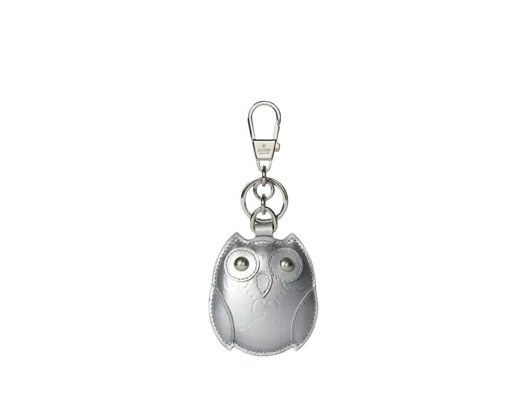 Gucci Gucci Owl-shaped Bag Charm Silver