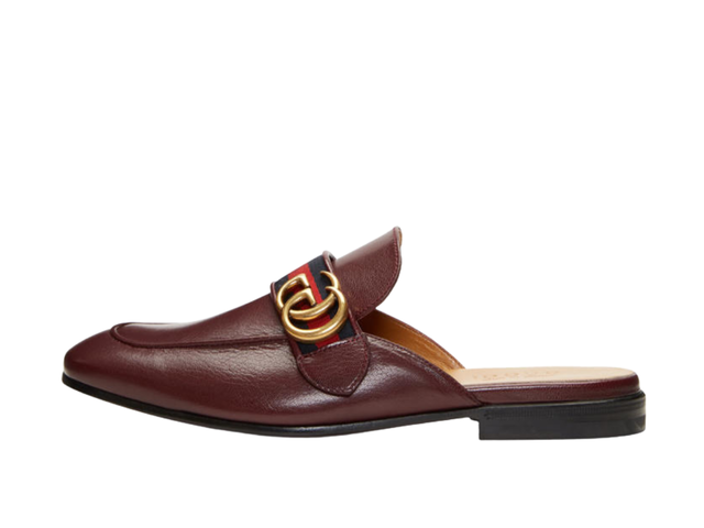 Gucci Gucci GG Kings Slip-On Loafers Burgundy - view 2