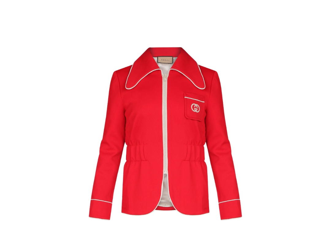 Gucci Gucci Interlock GG Zipper Red (Women's)