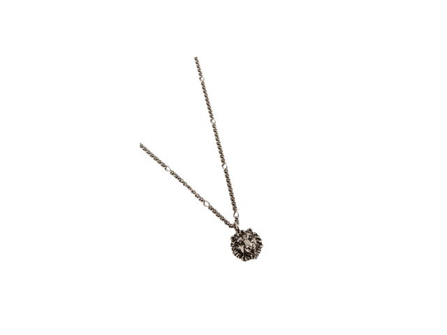 Gucci Gucci Lion Pendant Necklace Silver - view 2