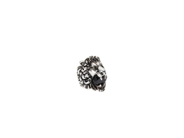 Gucci Gucci Lion Head Ring With Crystal Silver - view 3