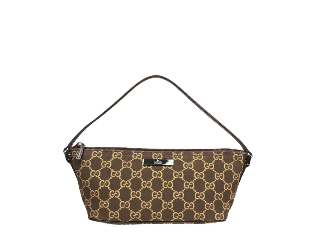 Gucci Gucci Boat Bag GG Brown