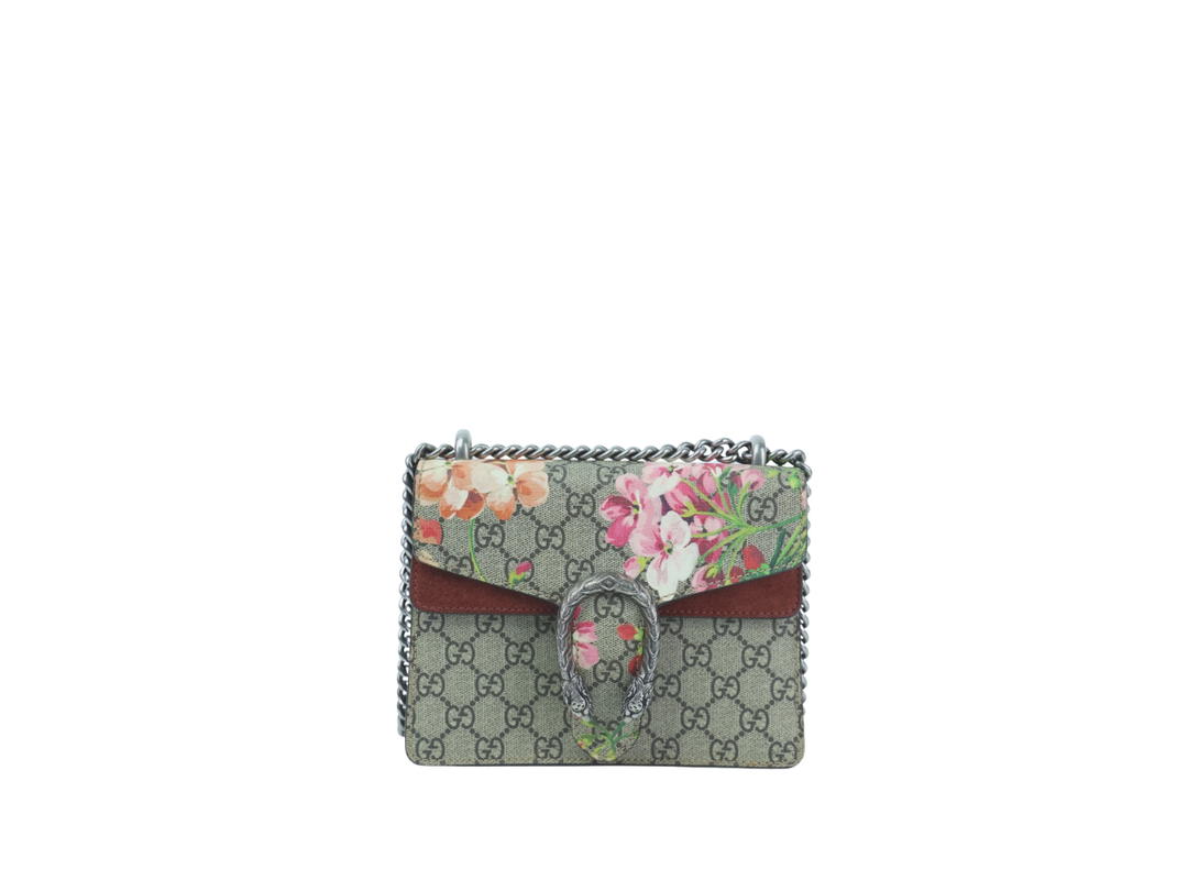 Gucci Gucci Dionysus GG Blooms Shoulder Brown Pink
