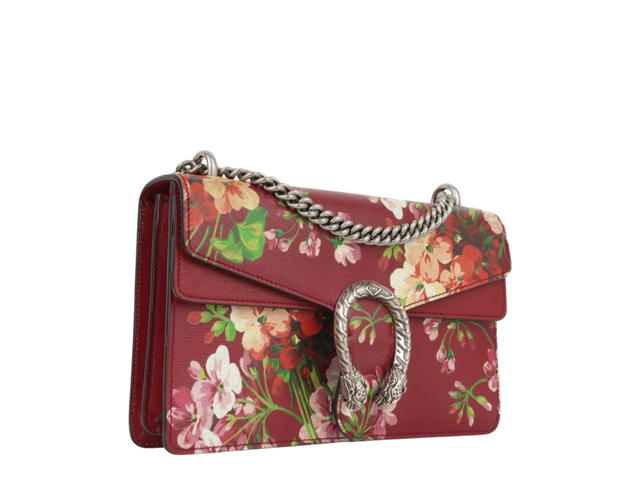 Gucci Gucci Small Dionysus Shoulder Bag Blooms Cerise Red Green Pink - view 2