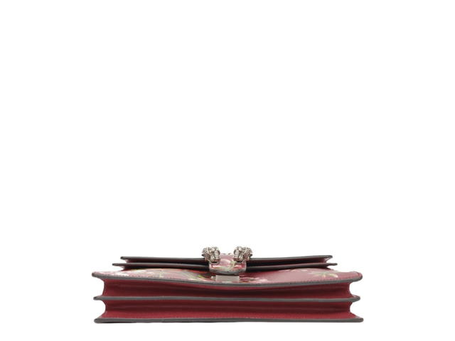 Gucci Gucci Small Dionysus Shoulder Bag Blooms Cerise Red Green Pink - view 3