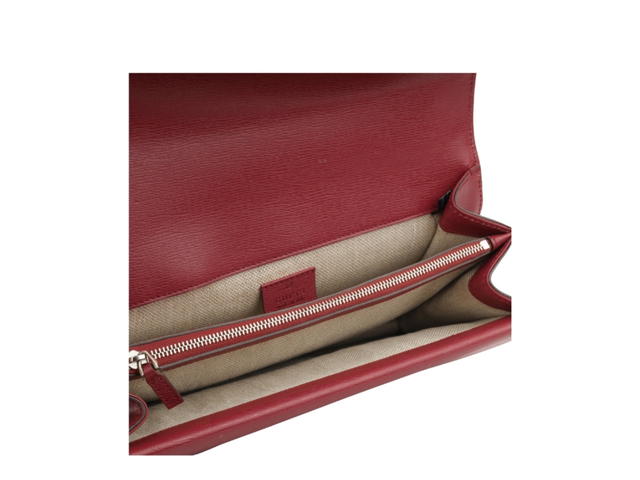 Gucci Gucci Small Dionysus Shoulder Bag Blooms Cerise Red Green Pink - view 4