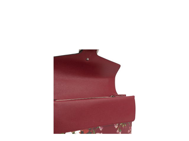 Gucci Gucci Small Dionysus Shoulder Bag Blooms Cerise Red Green Pink - view 5