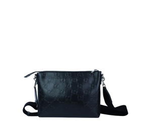 Buy Gucci Embossed Messenger Bag Black at Sasom – Authentic and Ready to Ship