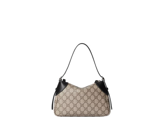 Gucci Gucci GG Emblem Small Shoulder Bag Beige - view 2