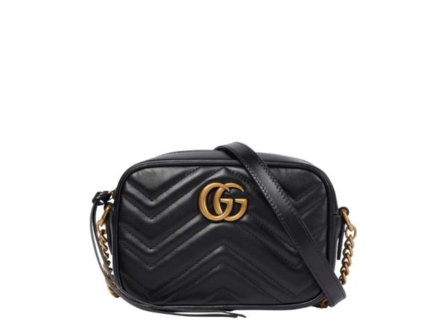 Gucci Gucci GG Marmont Mini Crossbody Bag Black - view 1