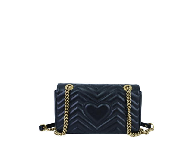 Gucci Gucci Gg Marmont Medium Shoulder Bag Black - view 2