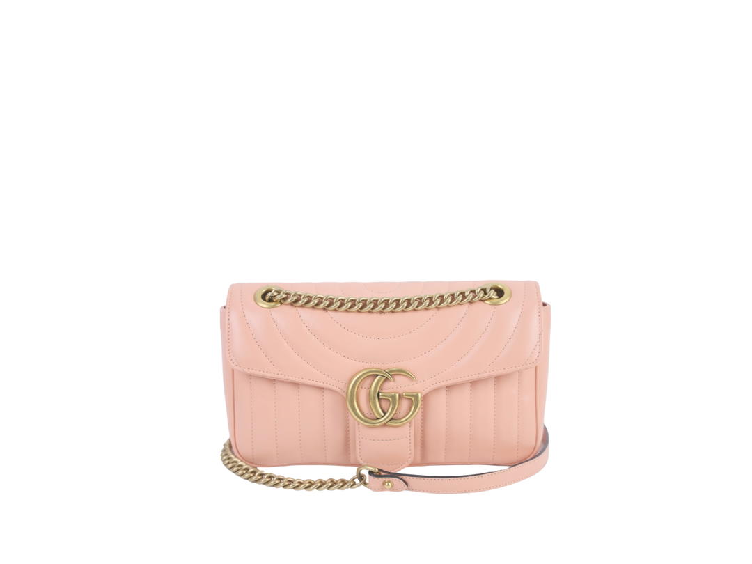 Gucci Gucci GG Marmont Shoulder Bag Peach Other