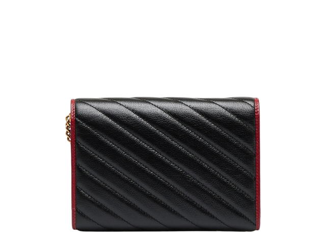 Gucci Gucci GG Marmont Torchon Wallet on Chain Black - view 2