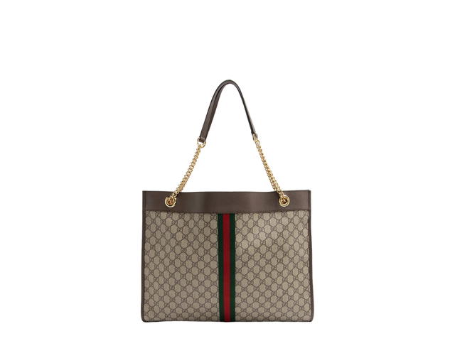 Gucci Gucci GG Supreme Rajah Large Tote In Gold-Tone Hardware With Brown - view 2