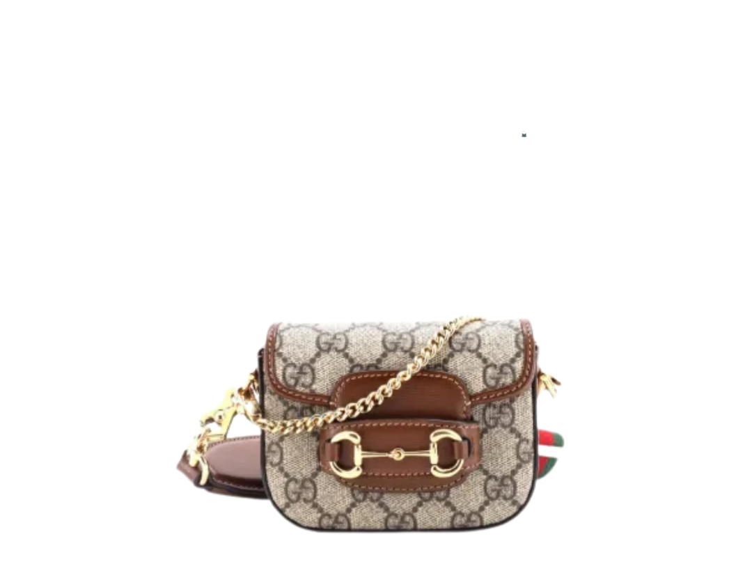Gucci Gucci Horsebit 1955 Flap Wallet with Strap Beige