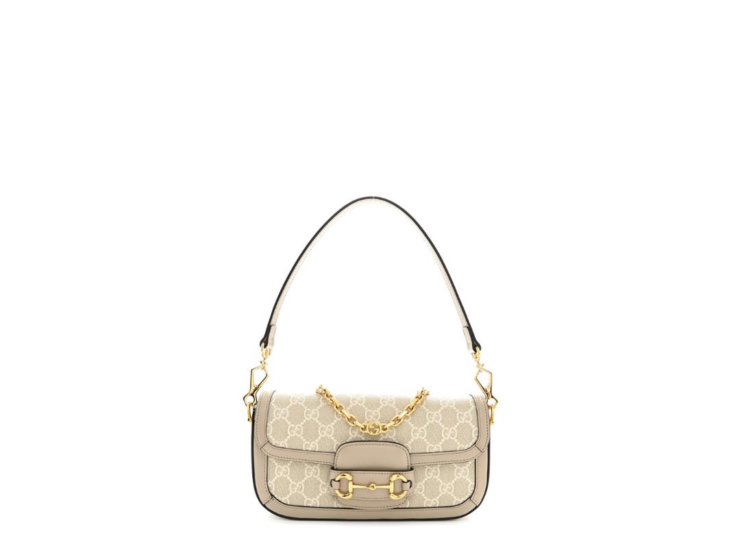 Gucci Gucci Small Horsebit 1955 Beige Mystic White