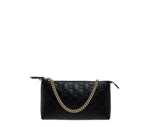 Buy Gucci Wristlet Zip Chain Clutch Black at Sasom – Authentic and Ready to Ship