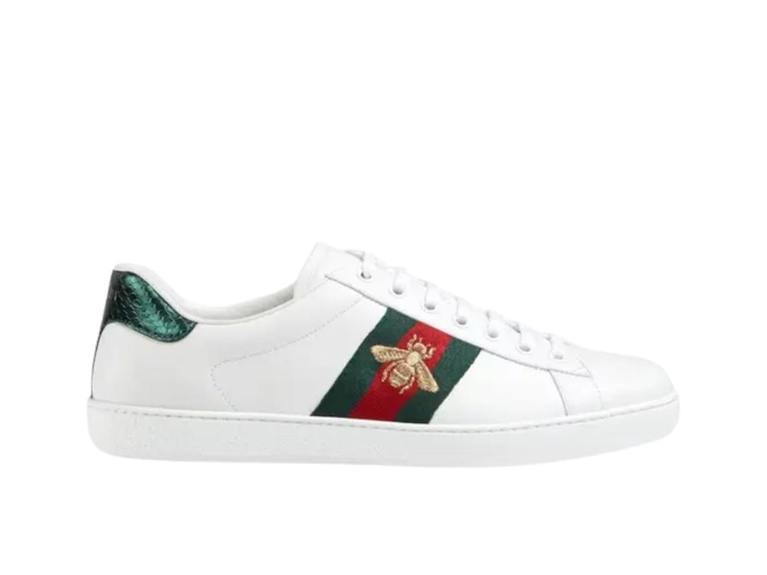 Gucci Gucci Ace Ace Embroidered Sneaker White (W)