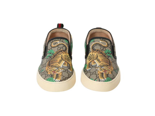 Gucci Gucci GG Supreme Bengal Tiger slip-On - view 2