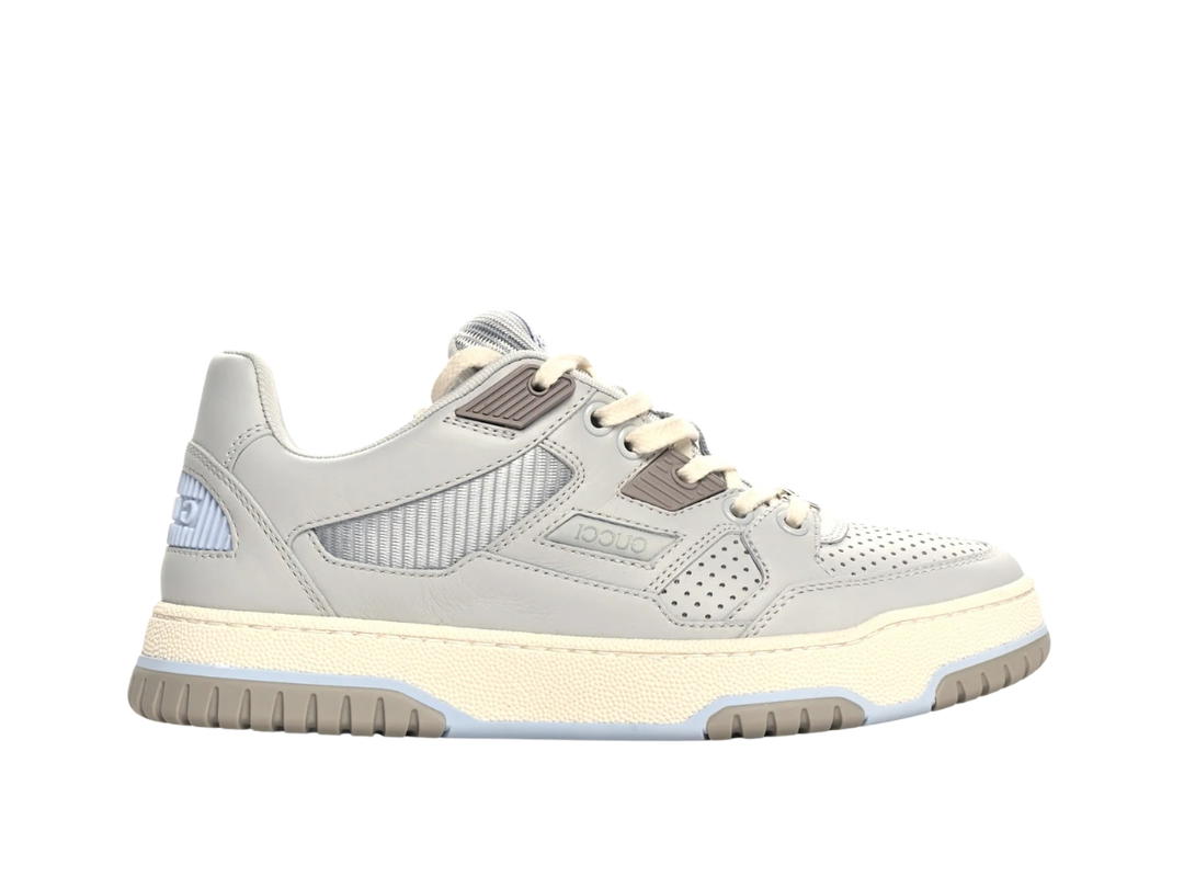 Gucci Gucci Perforated Sneakers Smoky Grey