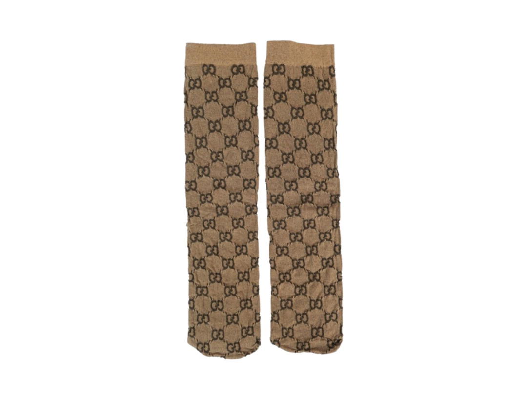 Gucci Gucci Classic Knee-High Sock Brown