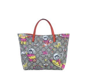 Buy Gucci GG Supreme Monogram Space Cats Childrens Tote Orange at Sasom – Authentic and Ready to Ship