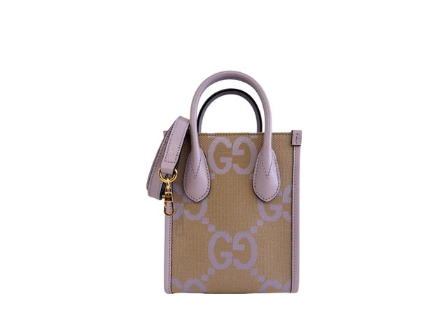 Gucci Gucci Jumbo GG Mini Tote Bag Purple - view 2