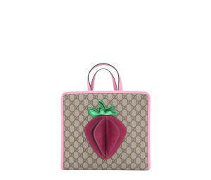 Buy Gucci Kids Strawberry Tote Bag Pink at Sasom – Authentic and Ready to Ship