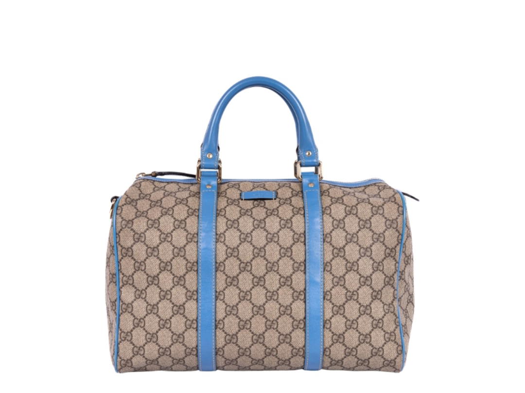 Gucci Gucci GG Supreme Boston Tote Blue