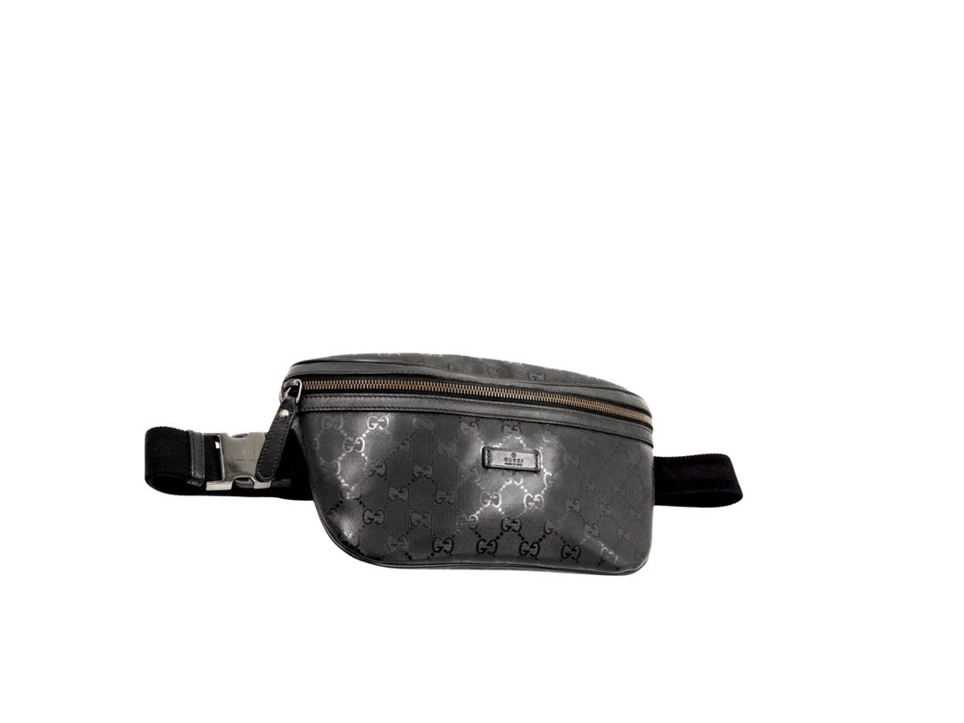 Gucci Gucci GG Imprime Belt Bag Black