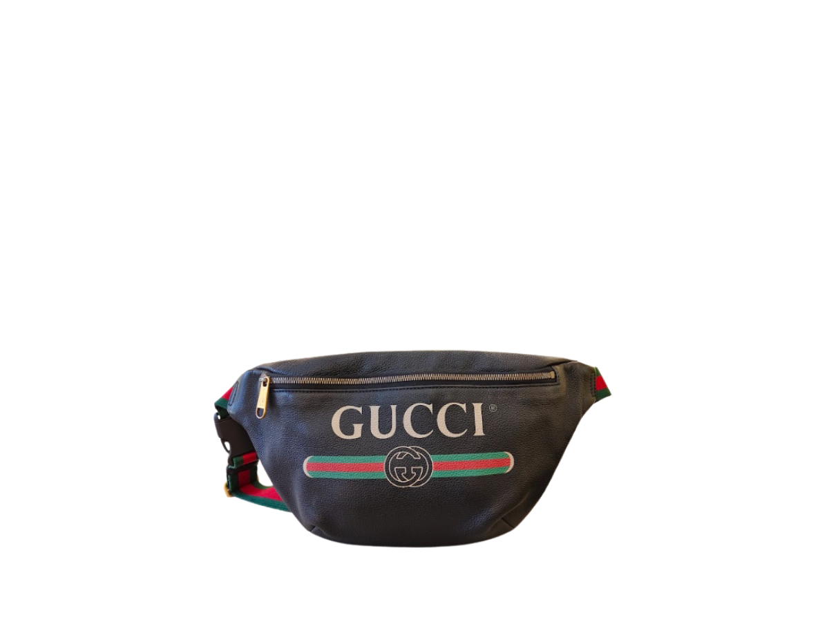 Gucci Gucci Small Print Belt Bag Black