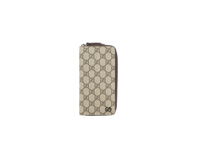 Gucci Gucci Logo GG Long Wallet Brown Dark Brown - view 1