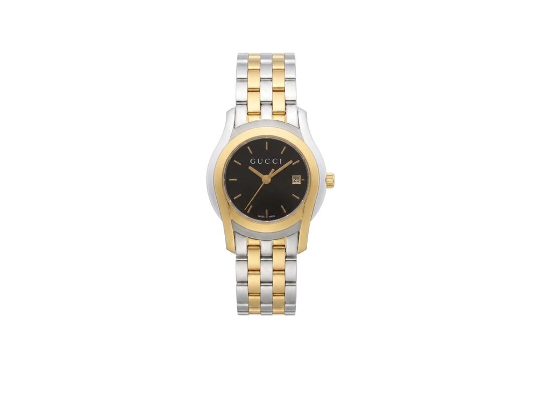 Gucci Gucci 5500L Black Dial Stainless Steel Quartz Ladies Watch