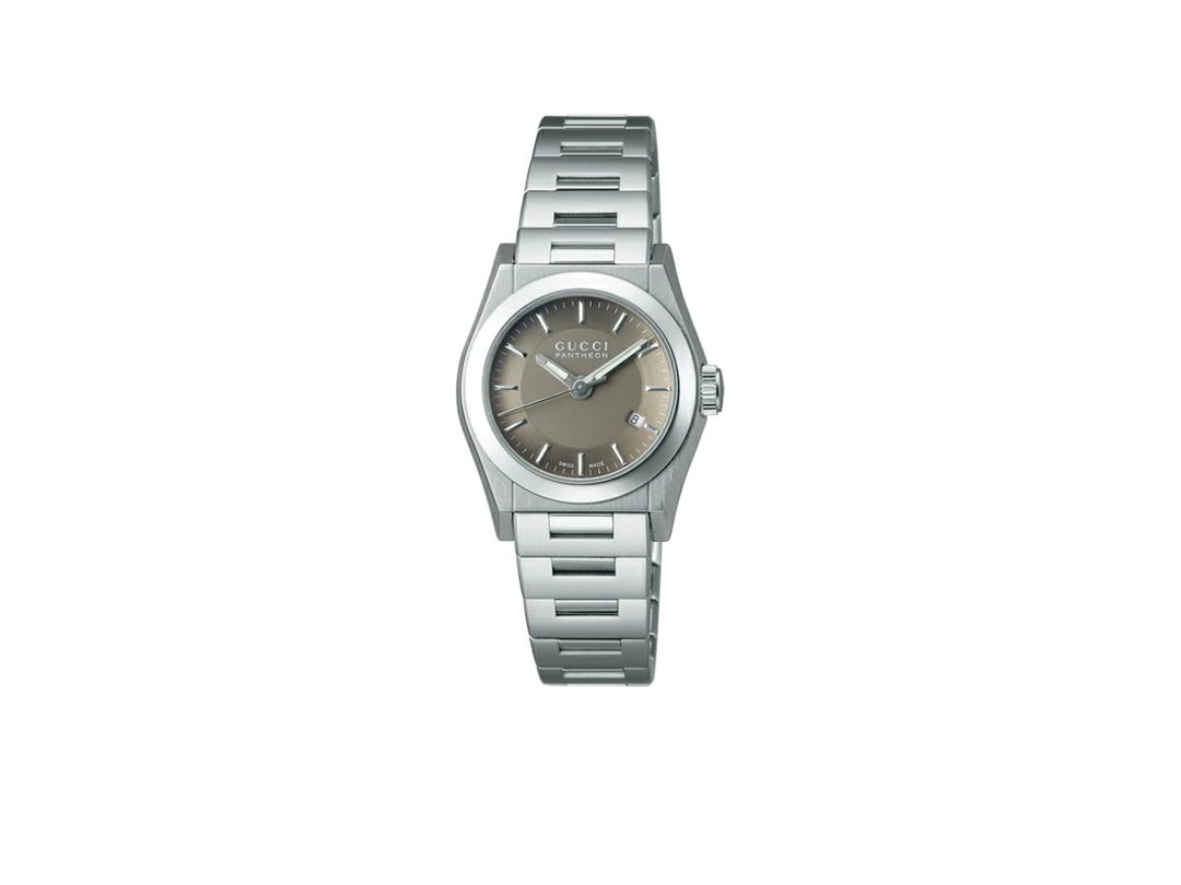 Gucci Gucci Pantheon Watch Stainless Steel Brown Silver