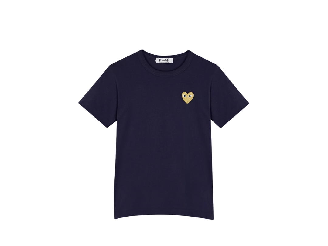 Comme des Garcons Comme des Garcons Play Small Heart T-Shirt Navy