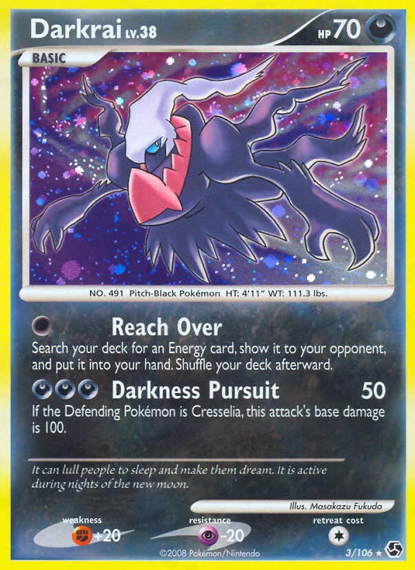 Pokemon Pokemon Darkrai H [GE 3/106] Diamond & Pearl "Great Encounters" [ReverseHolo] (EN)