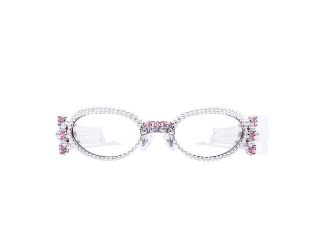 Gentle Monster Gentle Monster Bijou De 02 In Silver Metal Frame With Clear Lenses - view 2