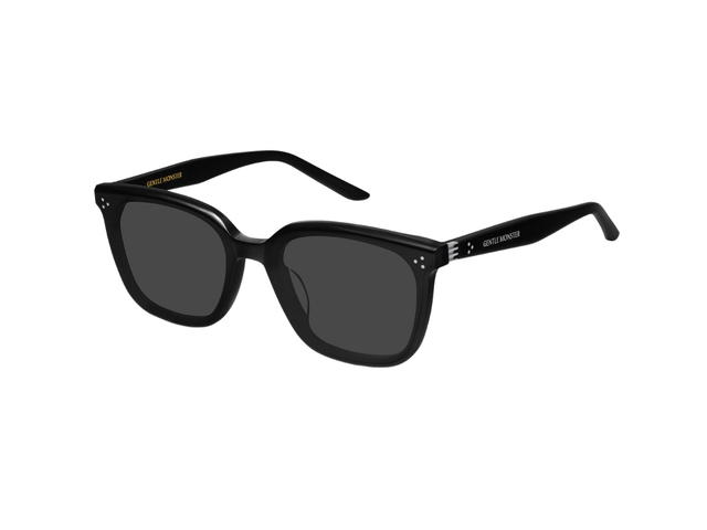 Gentle Monster Gentle Monster By Row 01 In Black acetate frame With Gray lenses - view 1