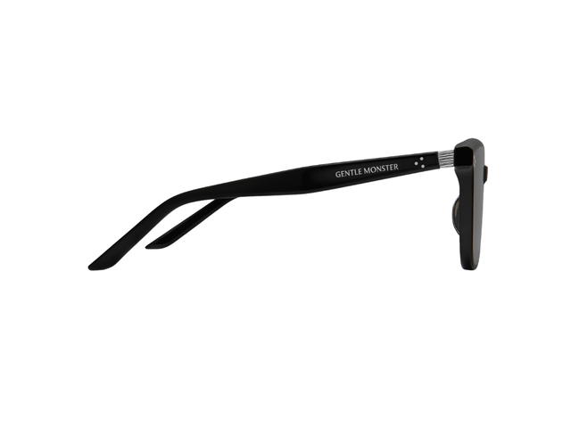 Gentle Monster Gentle Monster By Row 01 In Black acetate frame With Gray lenses - view 2