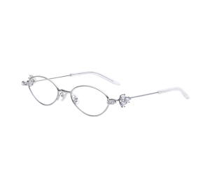 Buy Gentle Monster Carat 02 In Silver Metal Frame With Clear Lenses at Sasom – Authentic and Ready to Ship