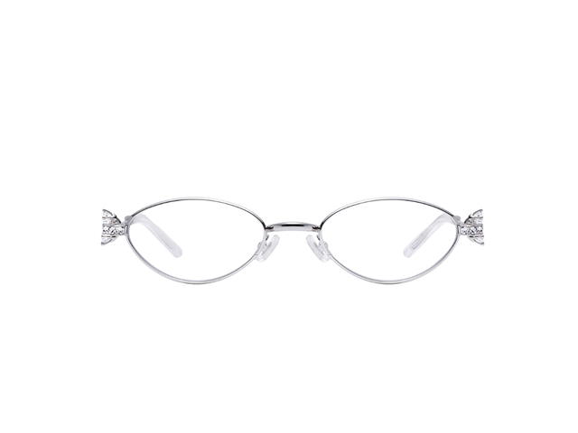 Gentle Monster Gentle Monster Carat 02 In Silver Metal Frame With Clear Lenses - view 2