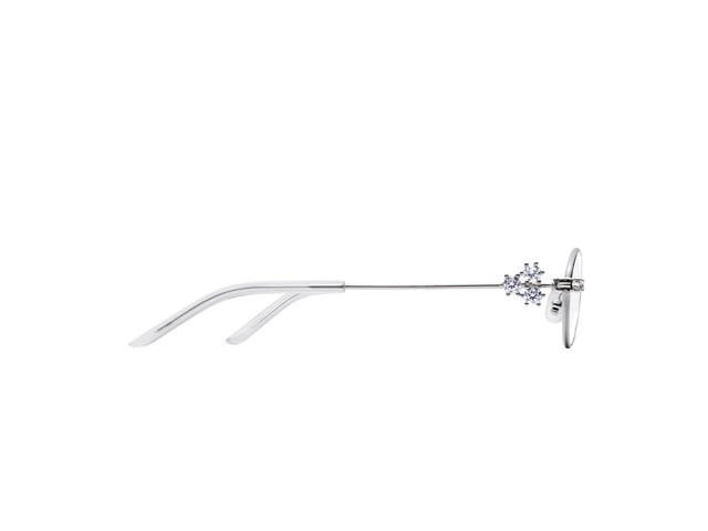 Gentle Monster Gentle Monster Carat 02 In Silver Metal Frame With Clear Lenses - view 3