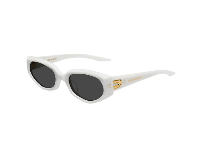 Gentle Monster Gentle Monster Devon W2 In White acetate frame With Gray lenses - view 1