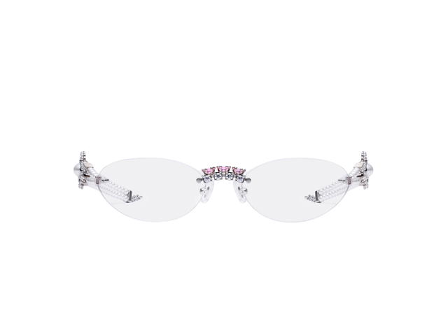 Gentle Monster Gentle Monster Gala 02 In Silver Metal Frame With Clear Lenses - view 2